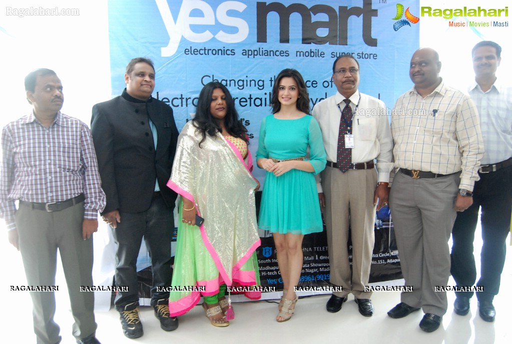 Kriti Kharbanda inaugurates Yes Mart Superstore at Kompally, Hyderabad