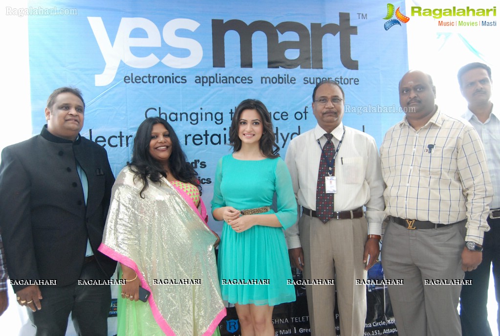 Kriti Kharbanda inaugurates Yes Mart Superstore at Kompally, Hyderabad