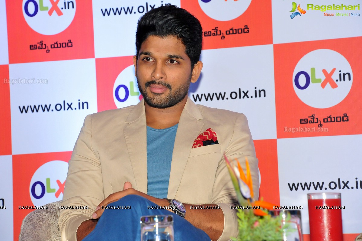 OLX Press Meet with Allu Arjun, Hyderabad