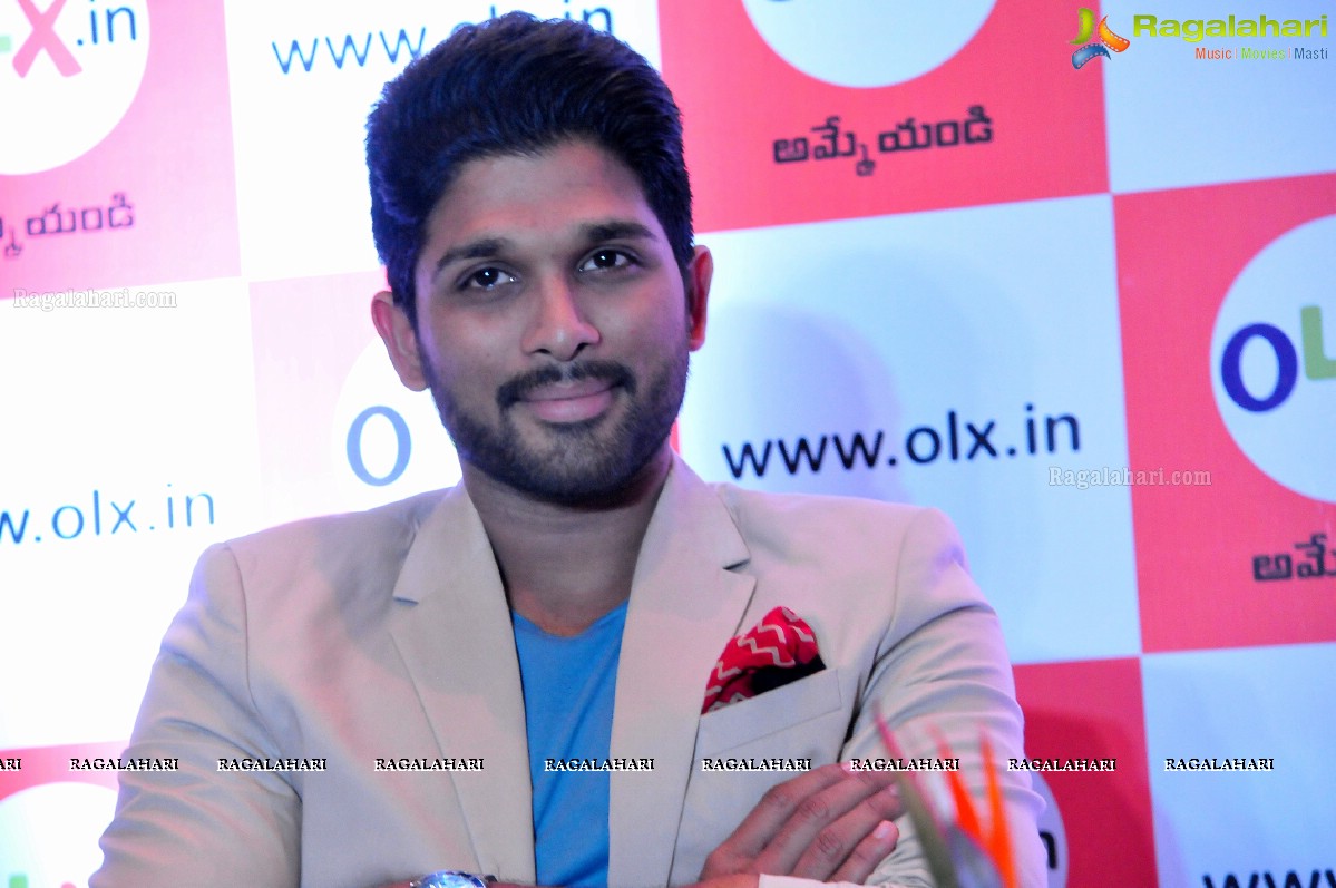 OLX Press Meet with Allu Arjun, Hyderabad