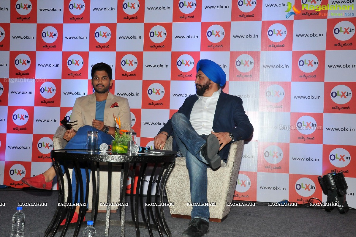 OLX Press Meet with Allu Arjun, Hyderabad