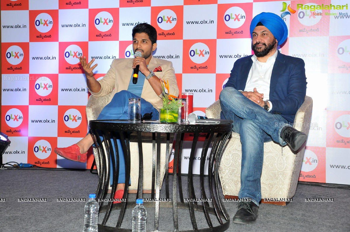 OLX Press Meet with Allu Arjun, Hyderabad