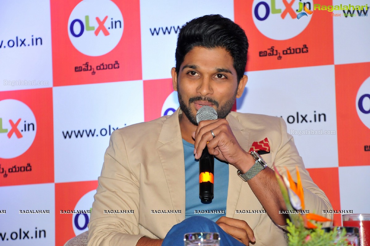 OLX Press Meet with Allu Arjun, Hyderabad