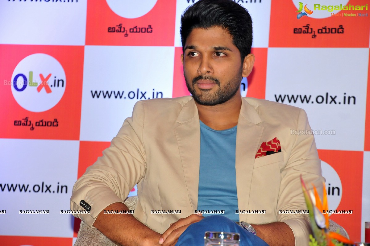 OLX Press Meet with Allu Arjun, Hyderabad