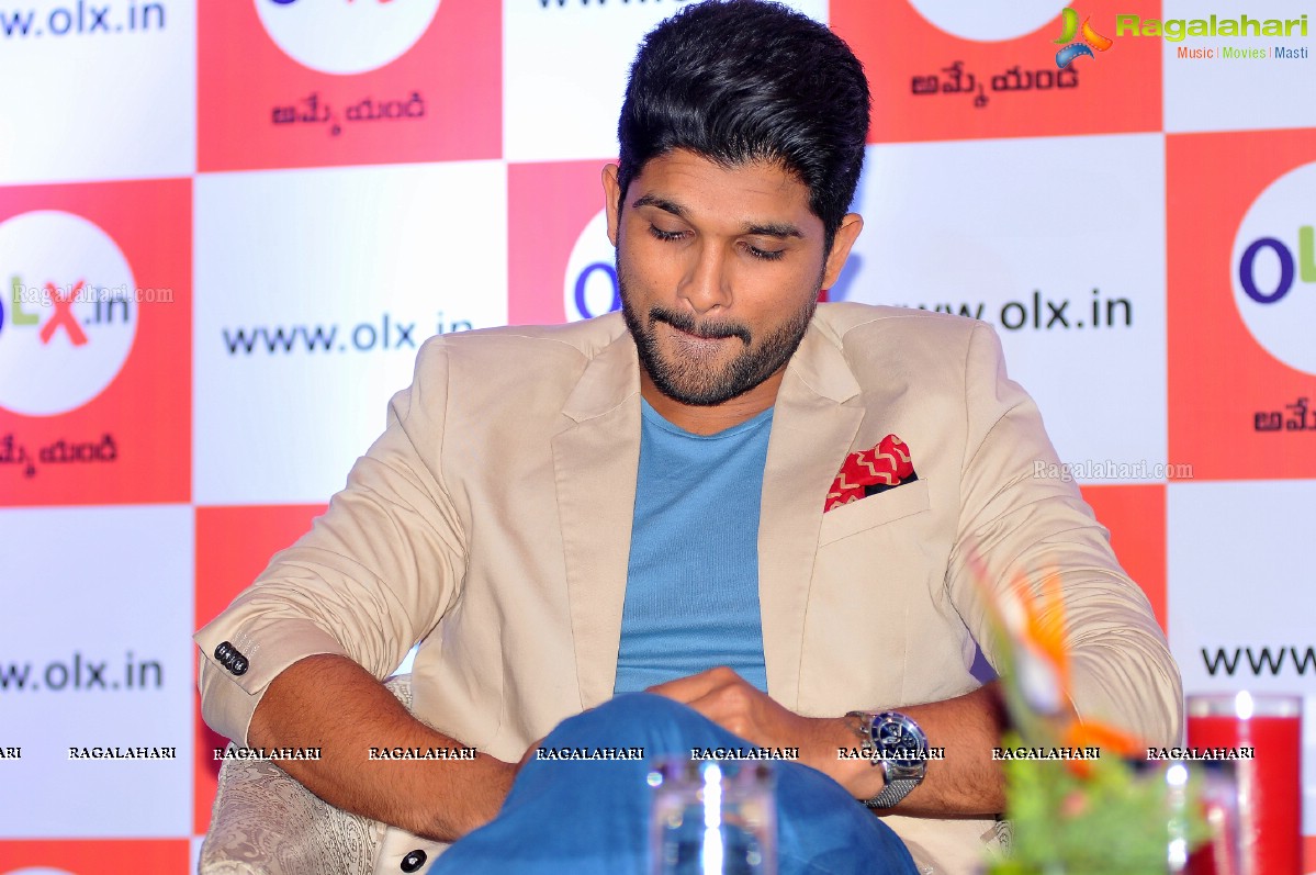 OLX Press Meet with Allu Arjun, Hyderabad