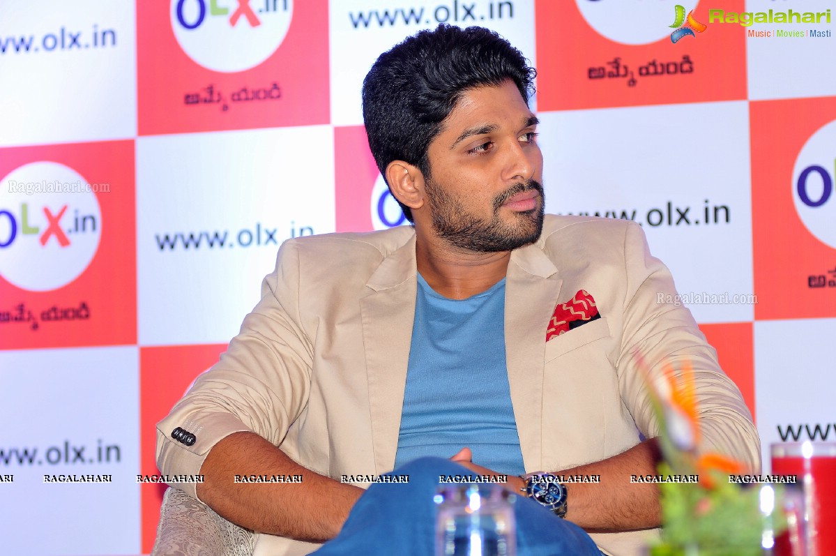 OLX Press Meet with Allu Arjun, Hyderabad