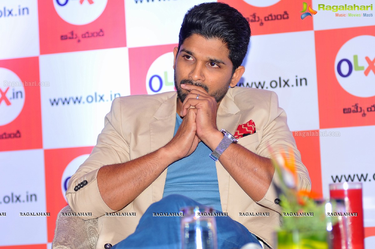 OLX Press Meet with Allu Arjun, Hyderabad