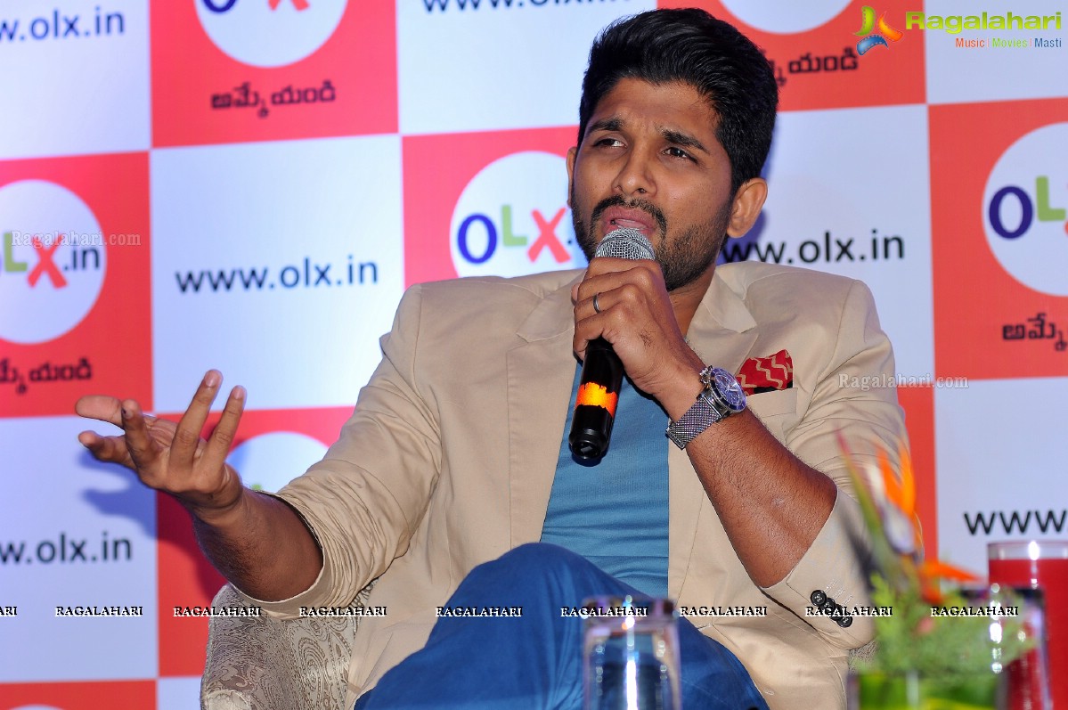 OLX Press Meet with Allu Arjun, Hyderabad