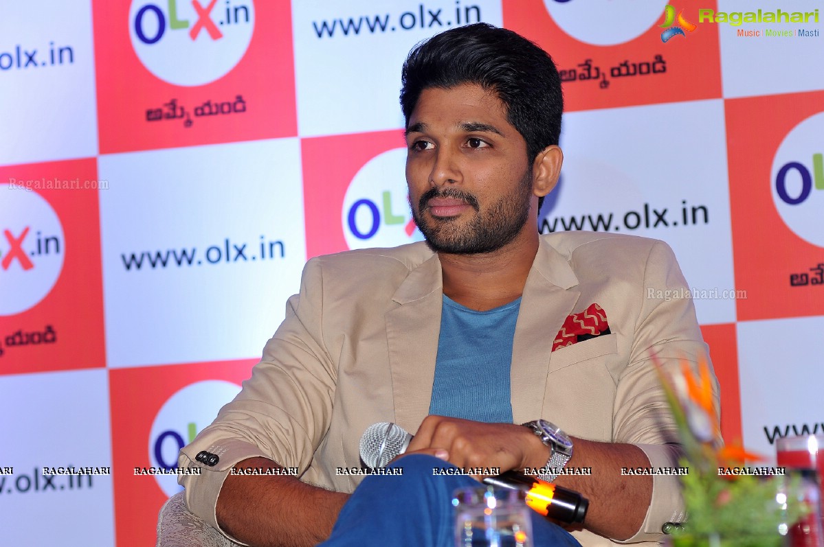 OLX Press Meet with Allu Arjun, Hyderabad