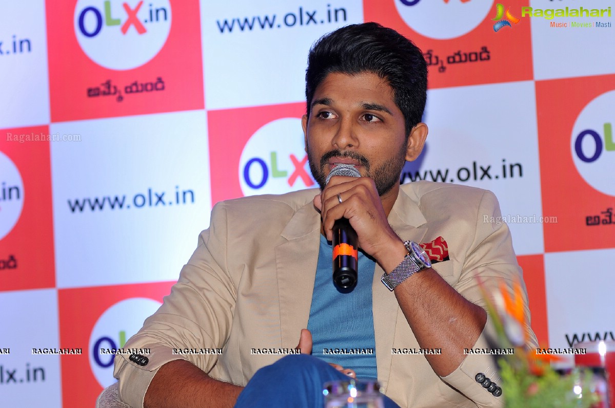 OLX Press Meet with Allu Arjun, Hyderabad