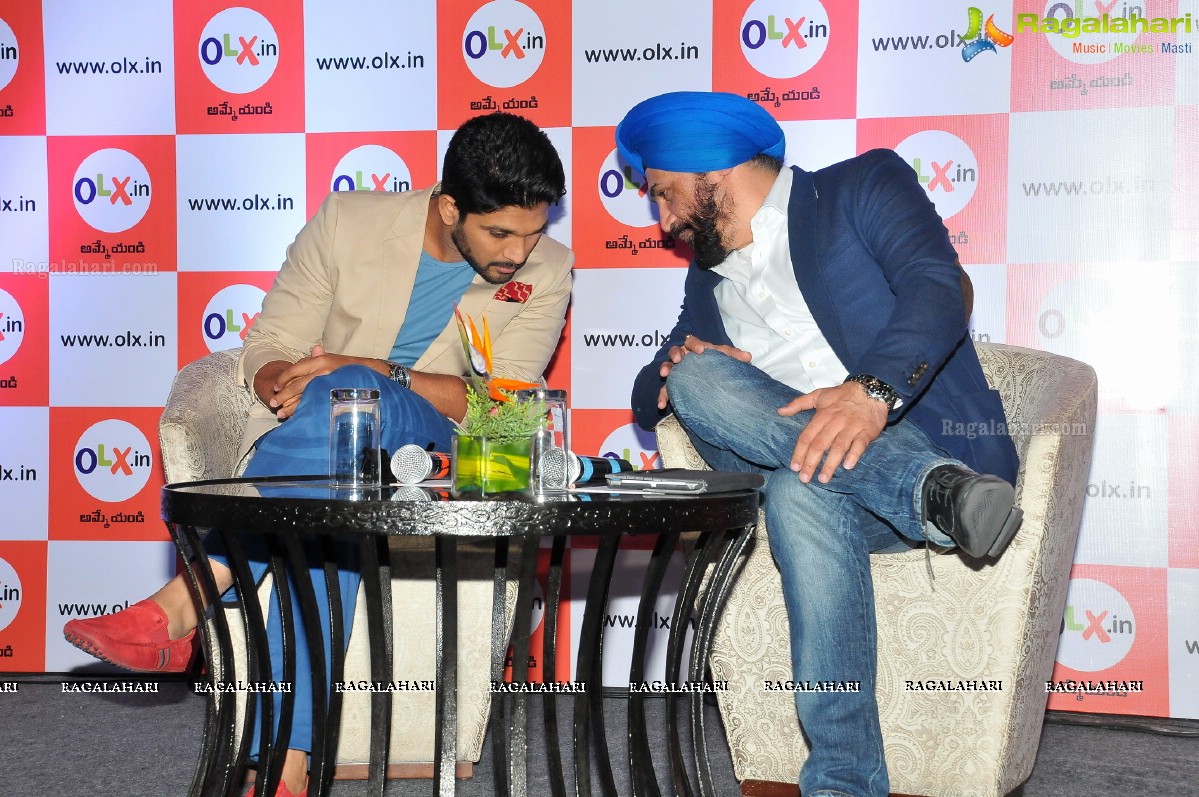 OLX Press Meet with Allu Arjun, Hyderabad