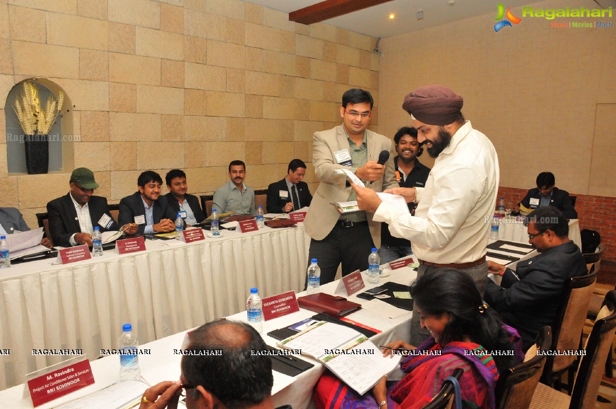 BNI Kohinoor Meet at Fortune Park Vallabha, Hyderabad (Sept 2014)