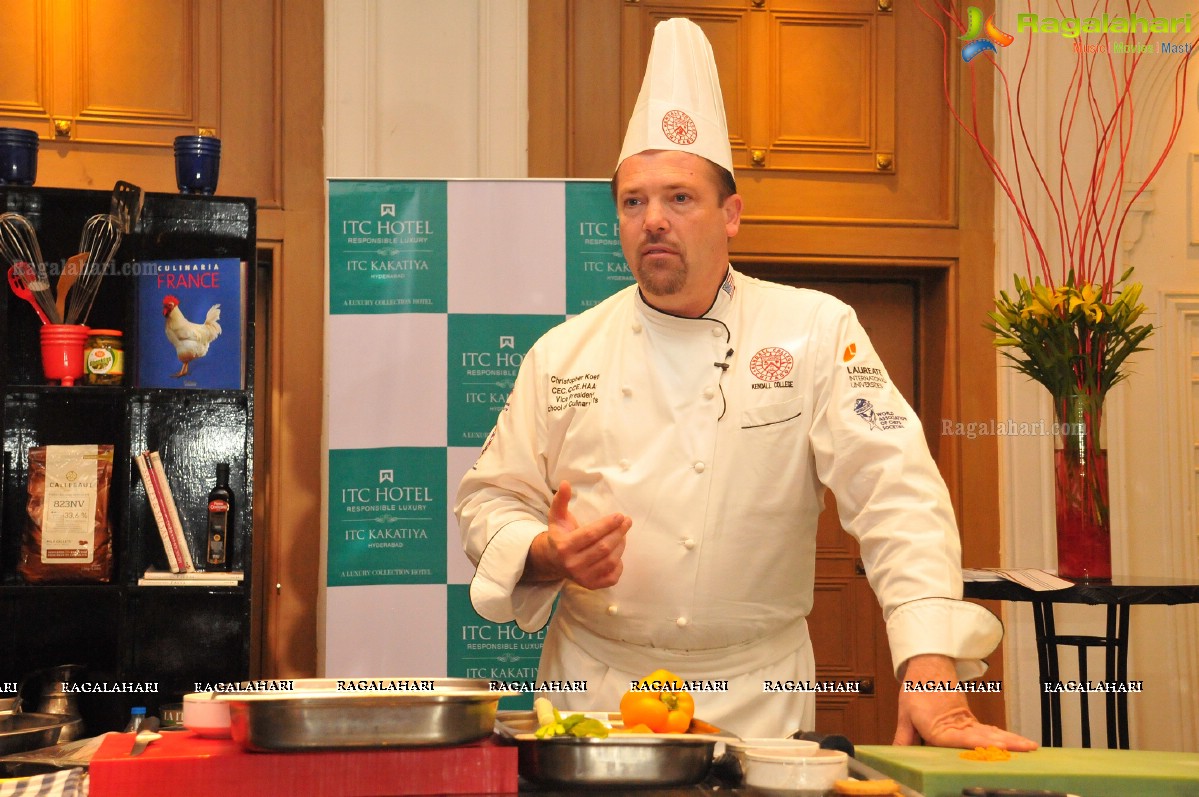 Kendall College and ITC Kakatiya host The Master Class with Chef Chris Koetke and Executive Chef P. Sekar