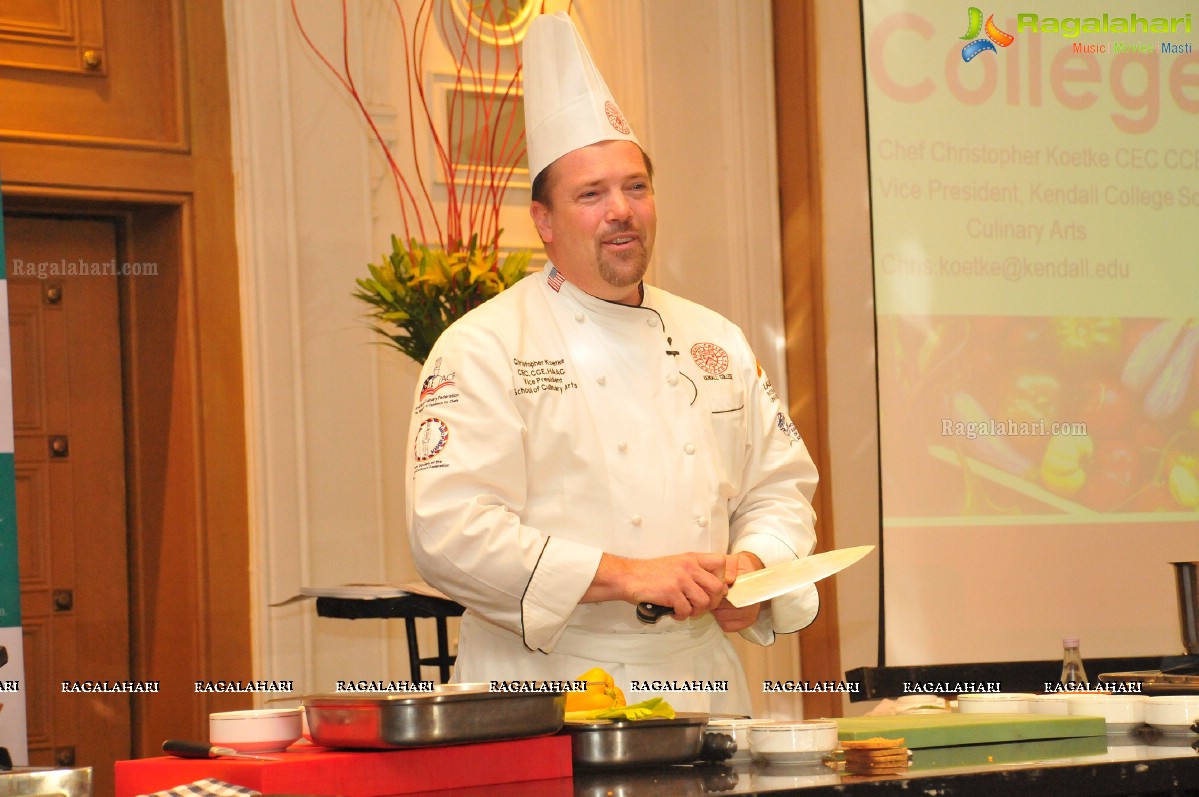 Kendall College and ITC Kakatiya host The Master Class with Chef Chris Koetke and Executive Chef P. Sekar