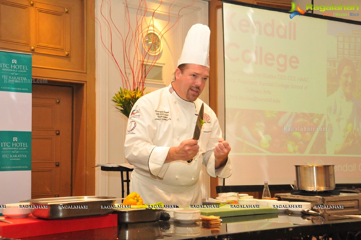 Kendall College and ITC Kakatiya host The Master Class with Chef Chris Koetke and Executive Chef P. Sekar