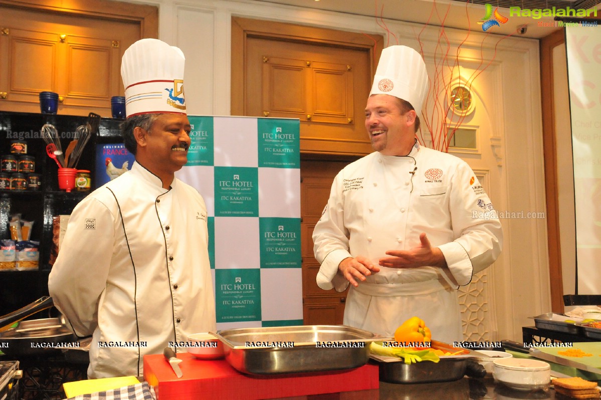 Kendall College and ITC Kakatiya host The Master Class with Chef Chris Koetke and Executive Chef P. Sekar