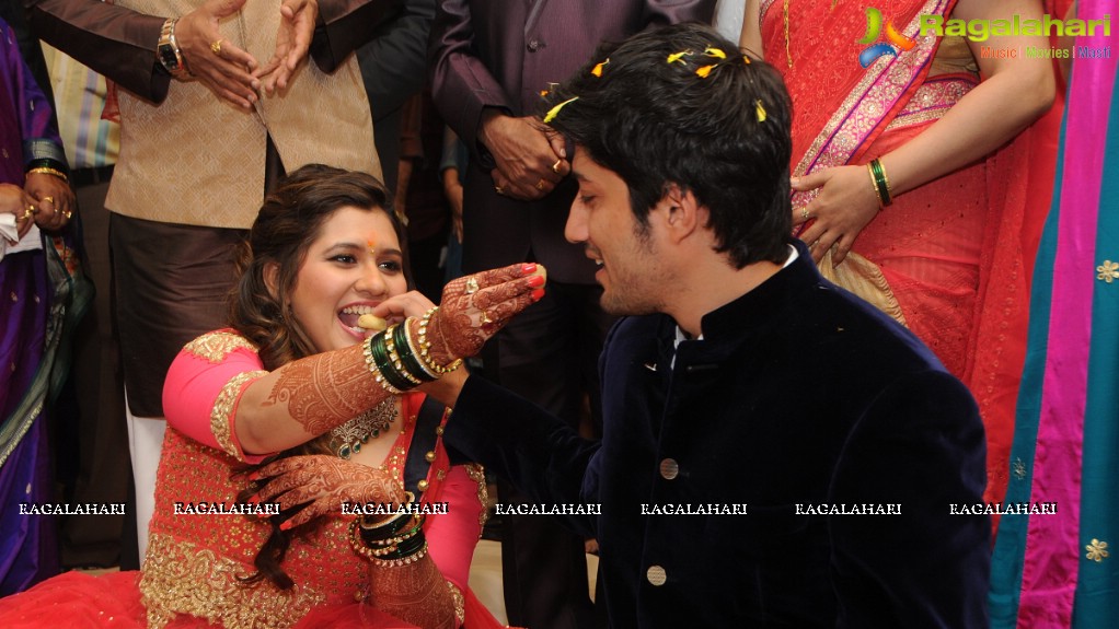 Designer Manali Jagtap's Engagement Ceremony