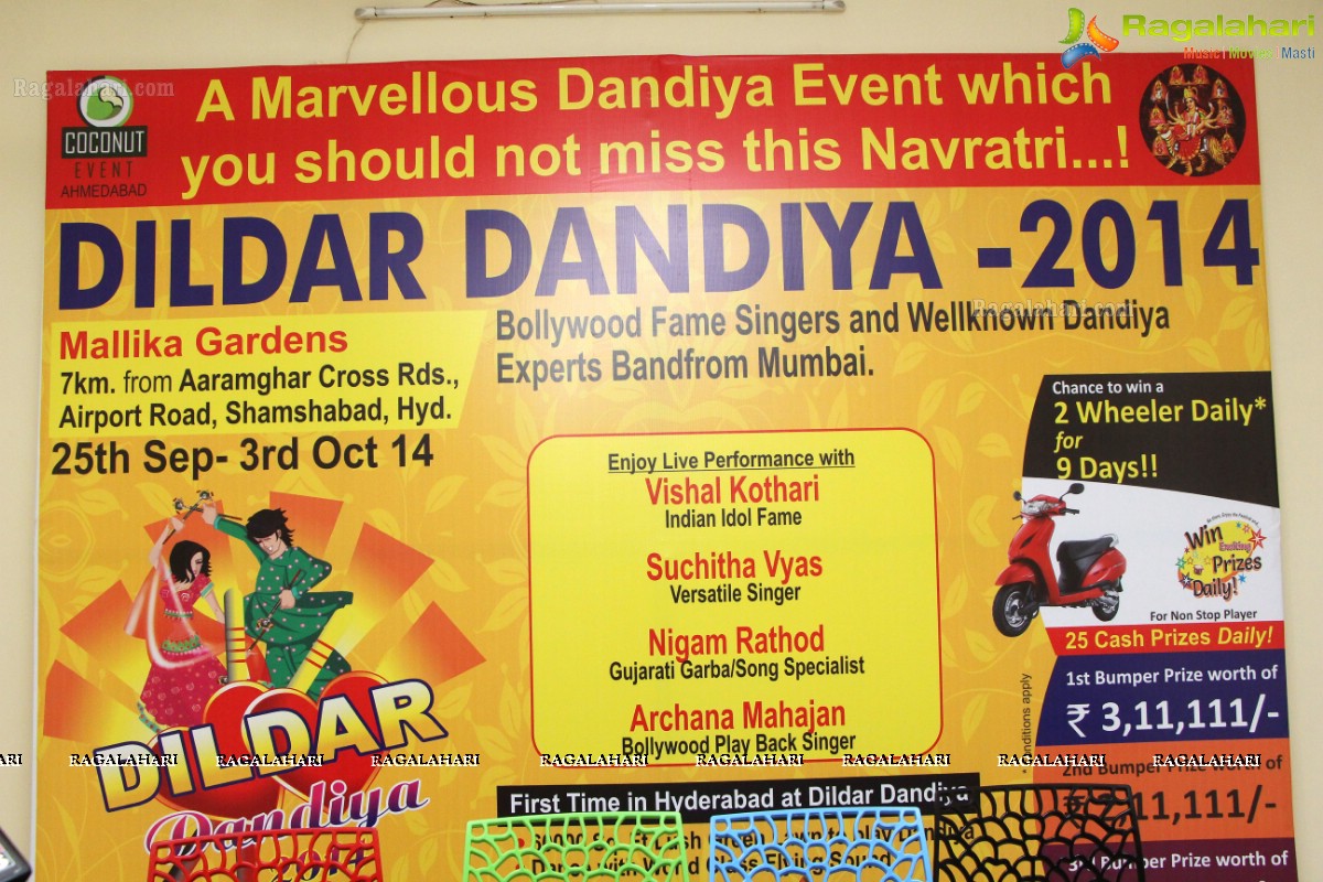 Dildar Dandiya 2014 Curtain Raiser