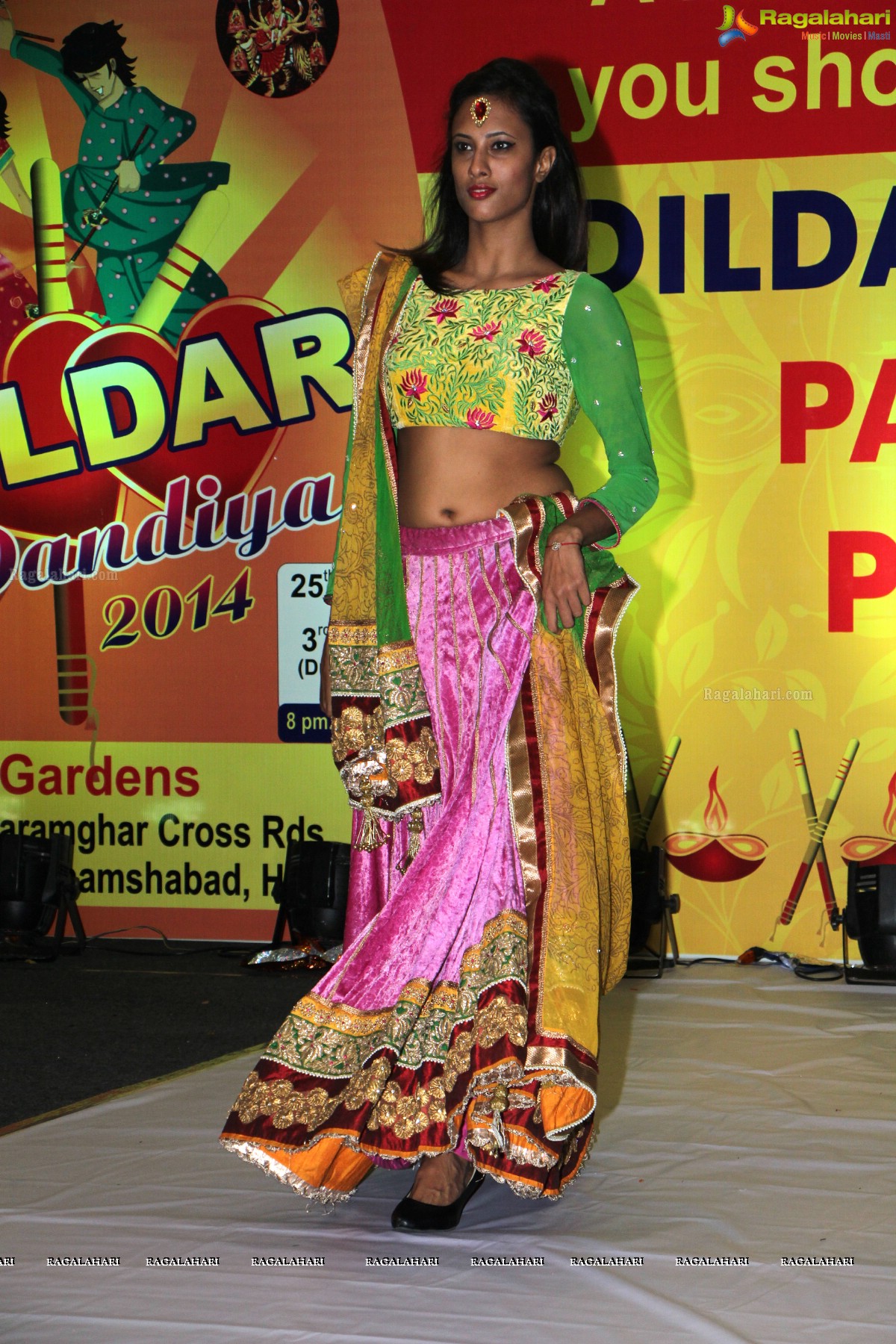 Dildar Dandiya 2014 Launch Ceremony - Chief Guest: Mr. VVS Laxman, Guest of Honour: Mrs. Bina Mehta