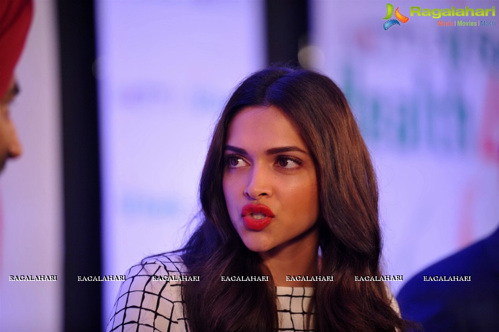 Deepika Padukone Launches NDTV and Fortis Healthcare 4U Campaign