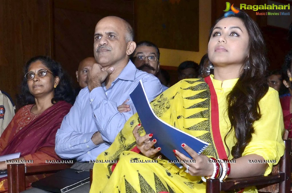 Rani Mukerji at the launch of an initiative Give Way for Ambulance