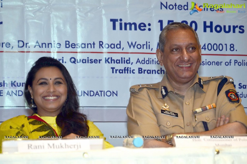 Rani Mukerji at the launch of an initiative Give Way for Ambulance