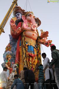 Khairatabad Ganesh immersion