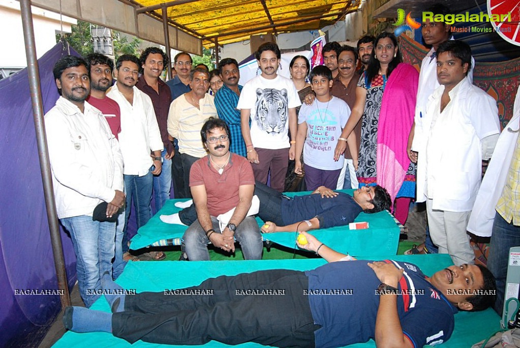 TV Artist Madhusudhan Blood and Food Donation Camp