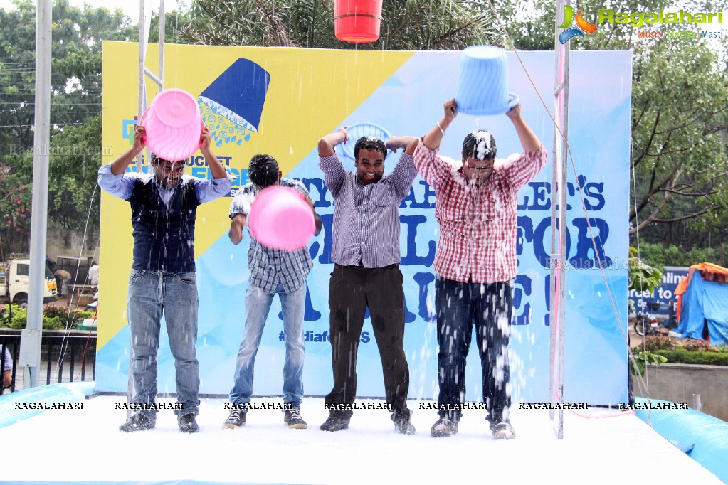 Manjeera Mall Organises Fund Raising ALS Ice Bucket Challenge