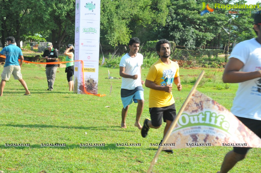 Hyderabad Mud Run 2014 at Lahari Resorts, Patancheru