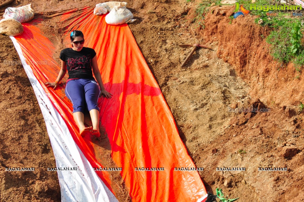 Hyderabad Mud Run 2014 at Lahari Resorts, Patancheru