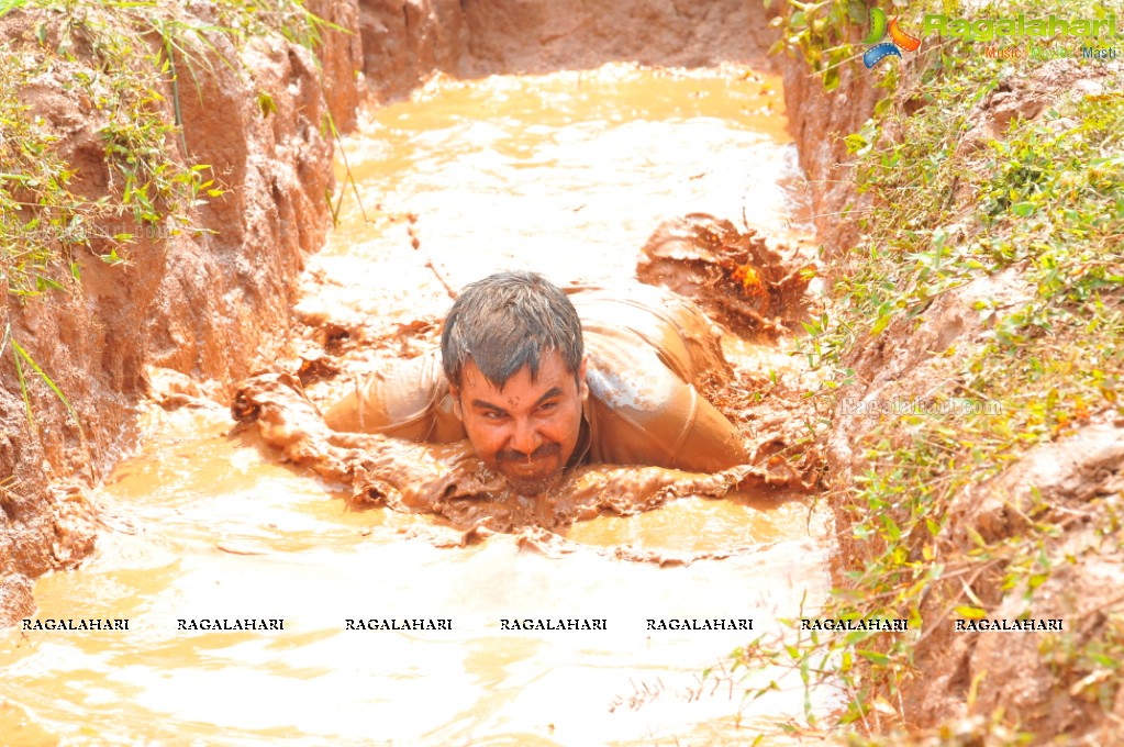 Hyderabad Mud Run 2014 at Lahari Resorts, Patancheru