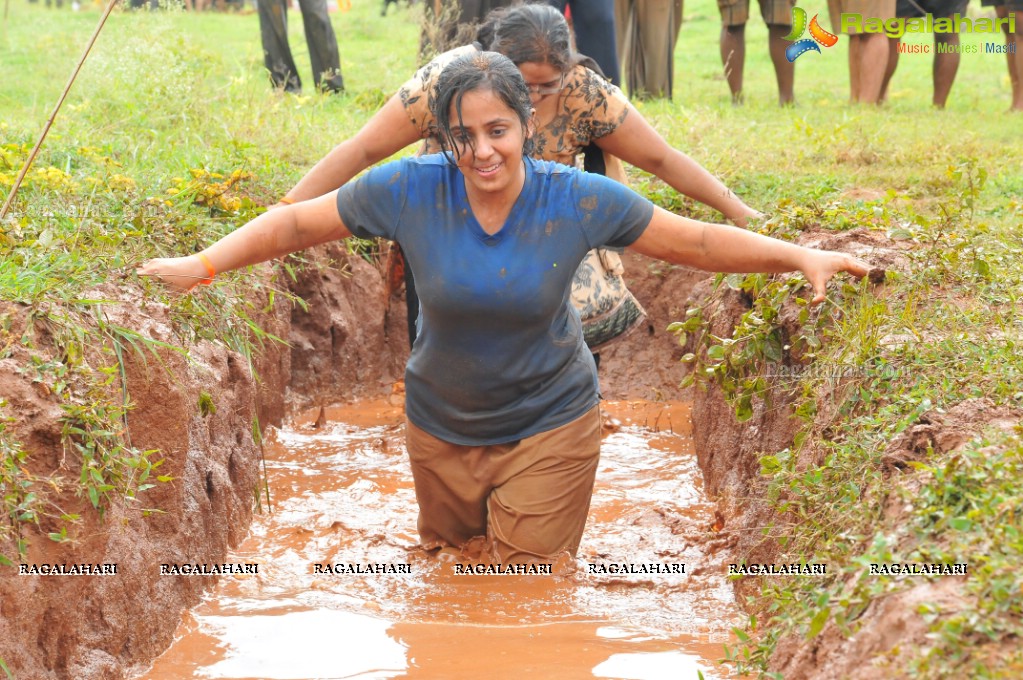 Hyderabad Mud Run 2014 at Lahari Resorts, Patancheru