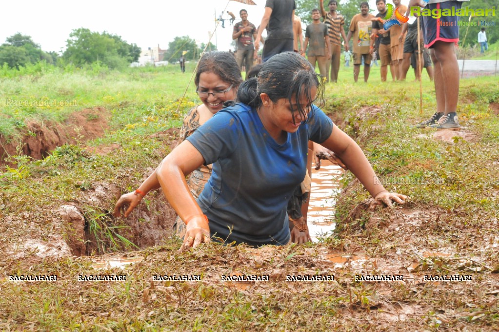 Hyderabad Mud Run 2014 at Lahari Resorts, Patancheru