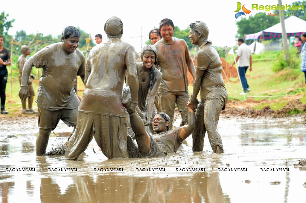 Hyderabad Mud Run 2014 at Lahari Resorts, Patancheru