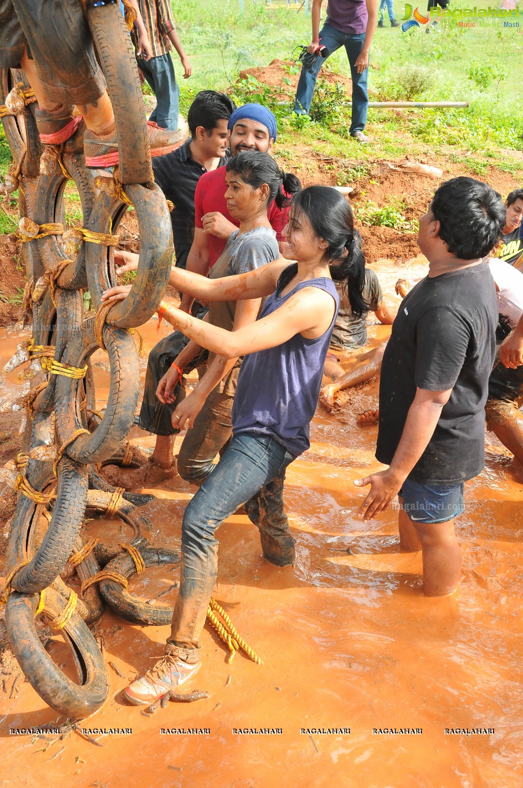 Hyderabad Mud Run 2014 at Lahari Resorts, Patancheru