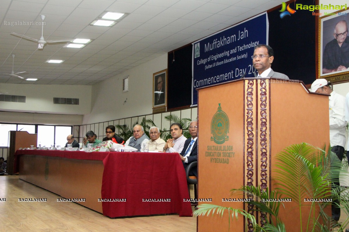 Muffakham Jah Commencement Day Programme