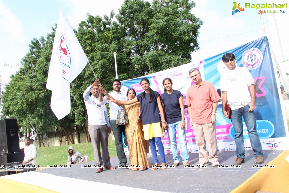 Pink Ribbon Walk by The Telangana State Chapter of Indian Medical Association