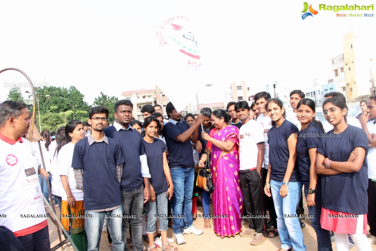 Pink Ribbon Walk by The Telangana State Chapter of Indian Medical Association