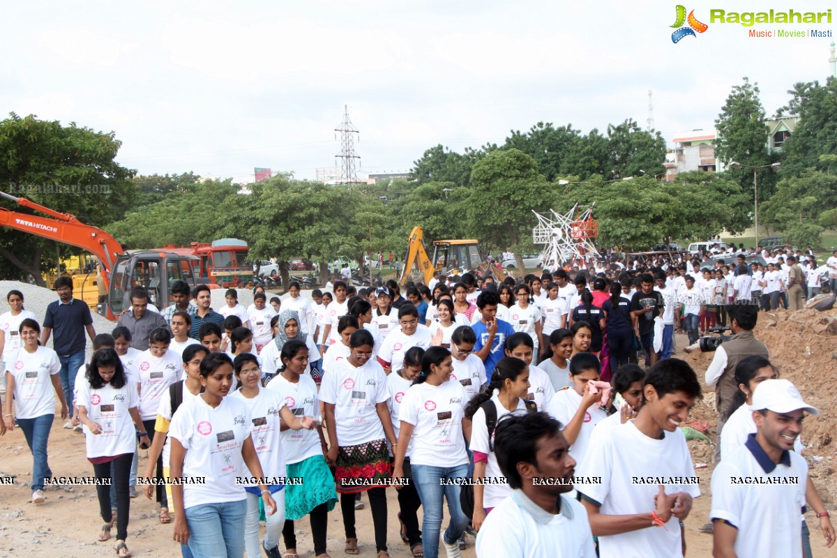 Pink Ribbon Walk by The Telangana State Chapter of Indian Medical Association