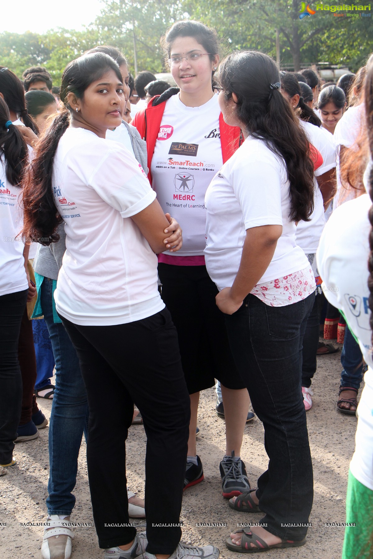 Pink Ribbon Walk by The Telangana State Chapter of Indian Medical Association