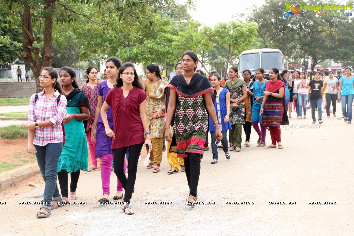 Pink Ribbon Walk by The Telangana State Chapter of Indian Medical Association