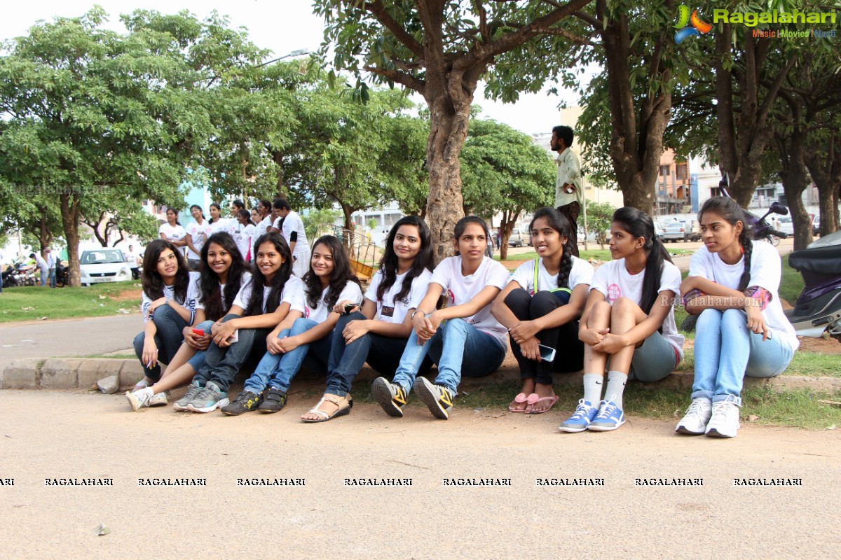 Pink Ribbon Walk by The Telangana State Chapter of Indian Medical Association