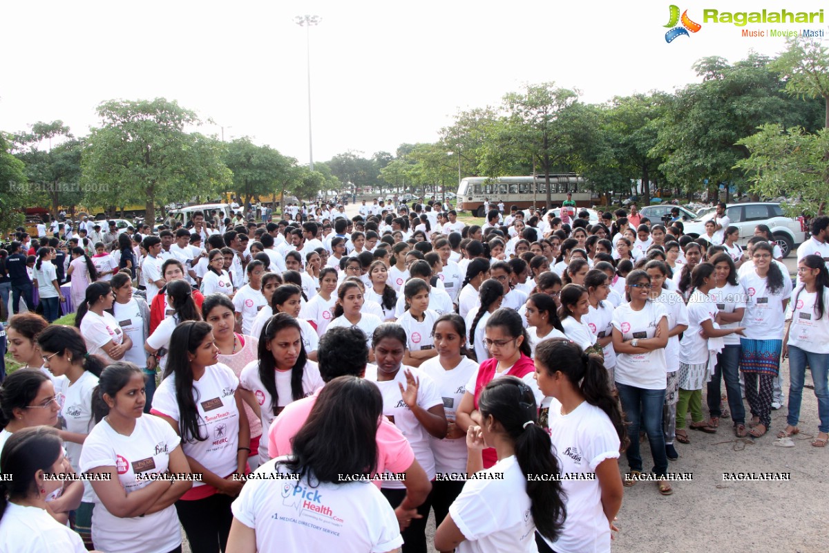 Pink Ribbon Walk by The Telangana State Chapter of Indian Medical Association