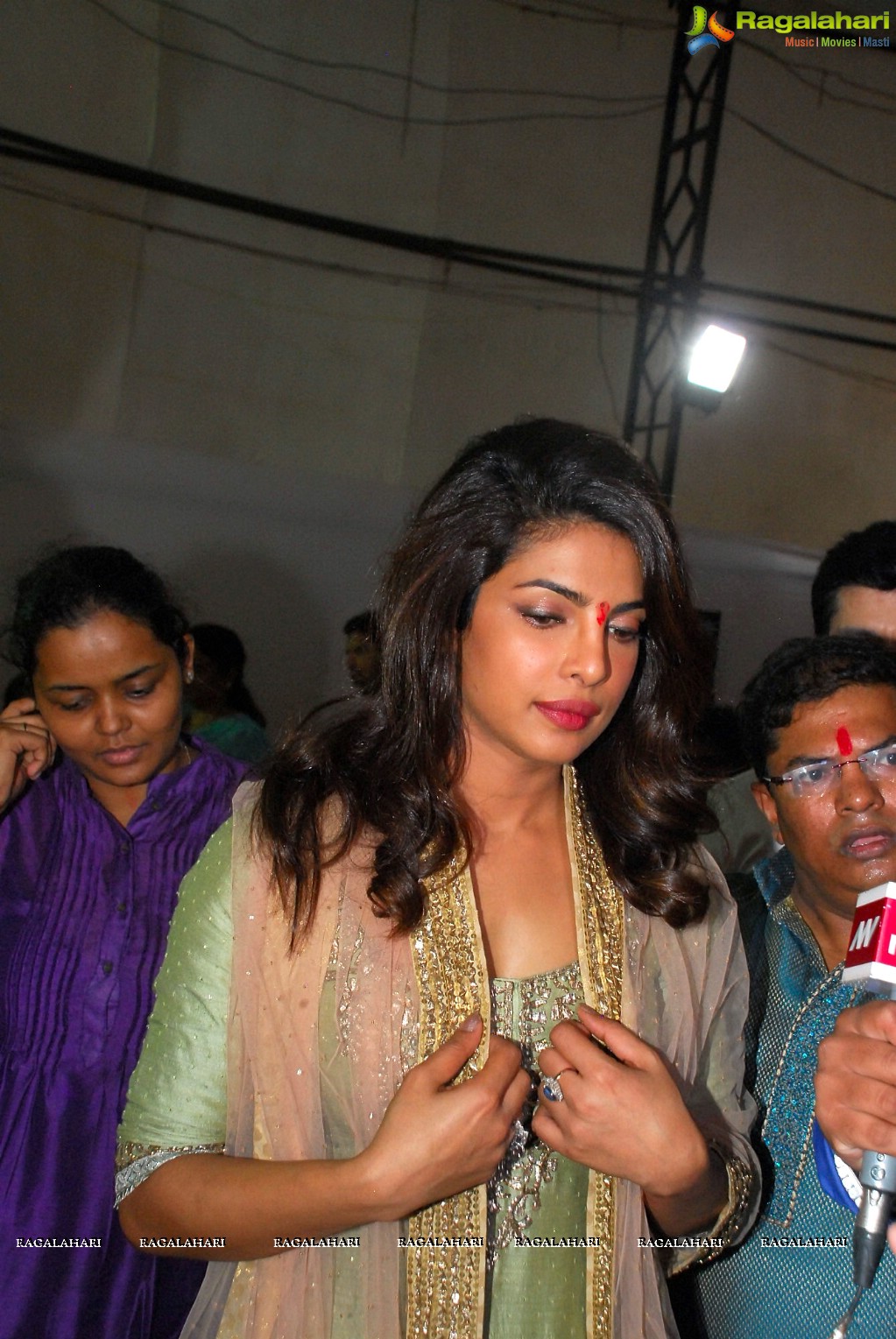 Priyanka Chopra at Andhericha Raja Ganesh Pandal