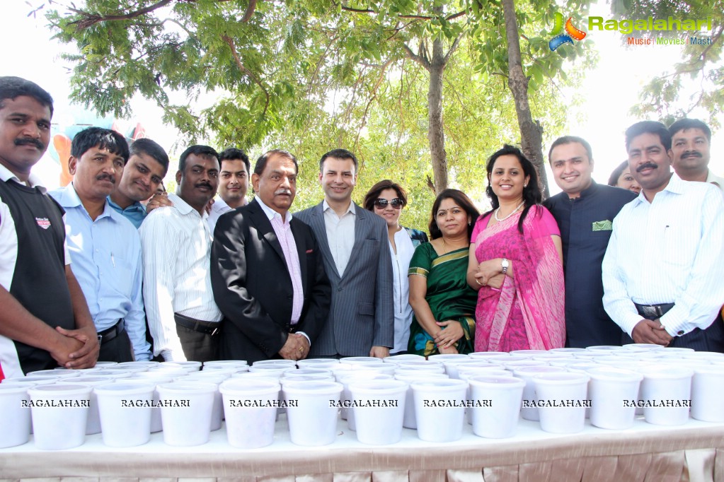 Rice Bucket Challenge by Taj Falaknuma Palace in Hyderabad