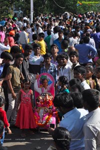 Ganesh Immersion 2014 Hyderabad