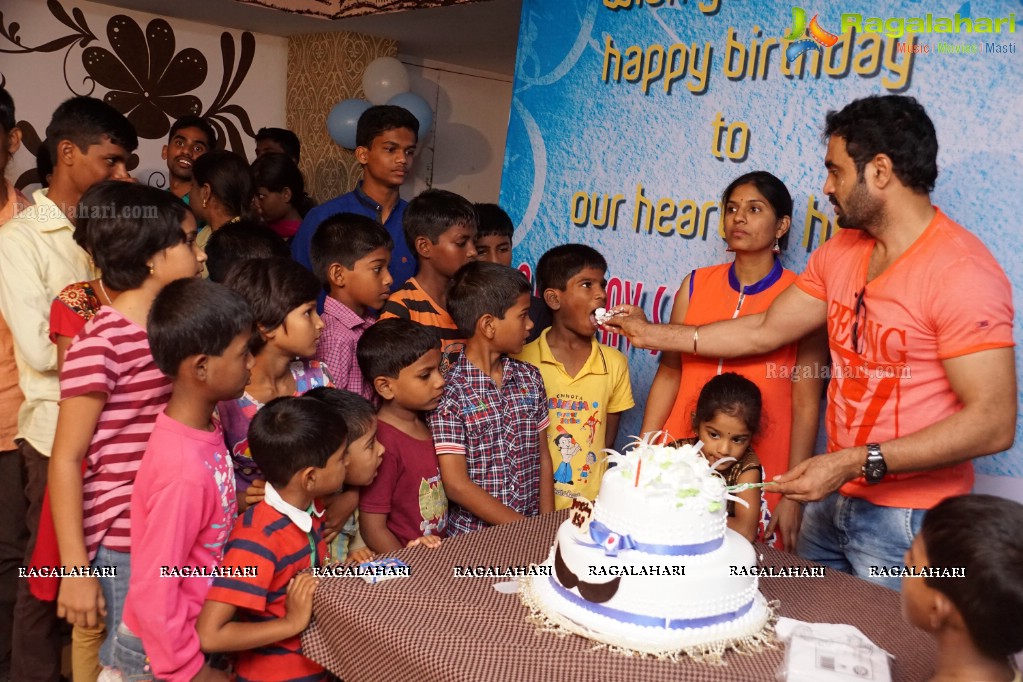 Abhinav Sardhar Patel Birthday Celebrations with Children of Samrakshna Organization, Hyderabad