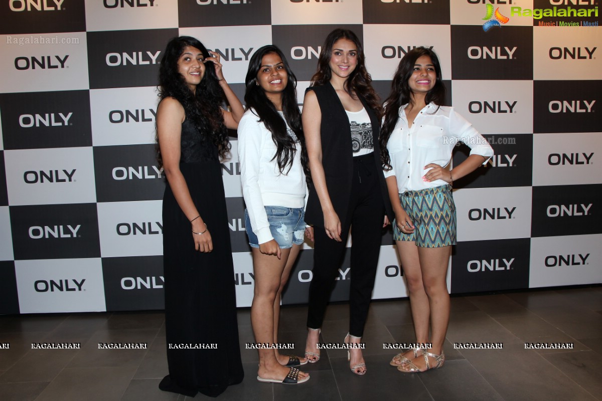 Aditi Rao Hydari launches Only Store at GVK One Mall, Hyderabad