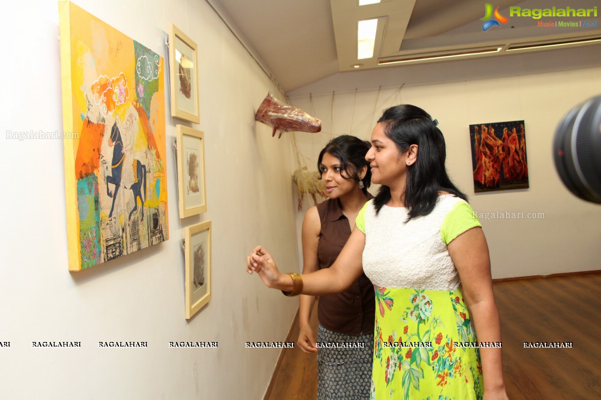 Reflections on Hyderabad from a Distance Curated by Anja Ellenberger at Kalakriti Art Gallery, Hyderabad